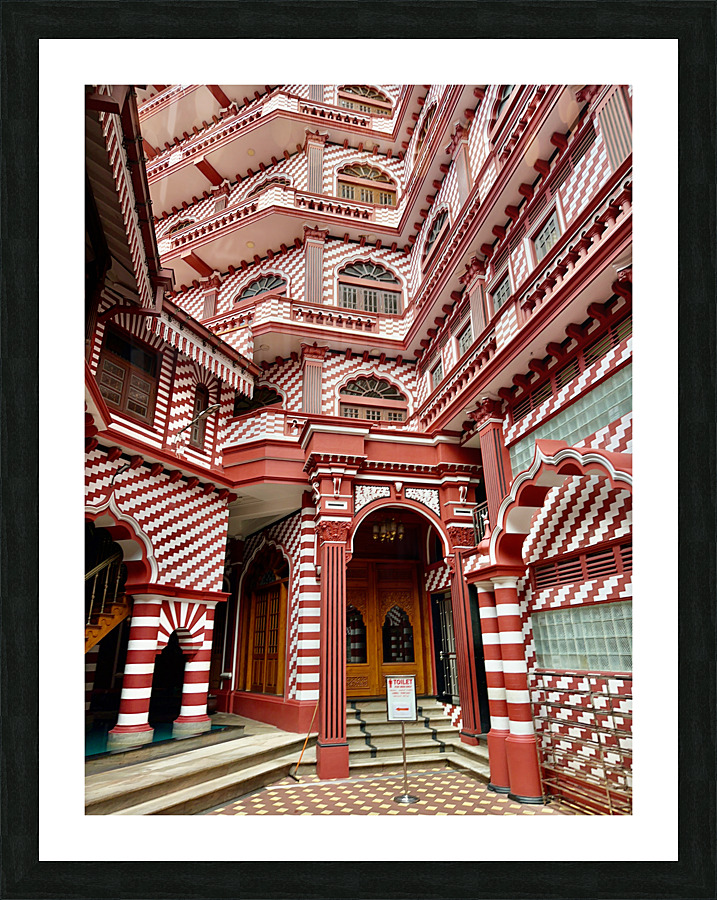 Jami Ul Alfar Mosque in Colombo Sri Lanka Picture Frame print