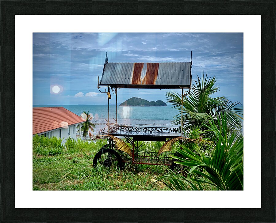 Mountain Stand Picture Frame print