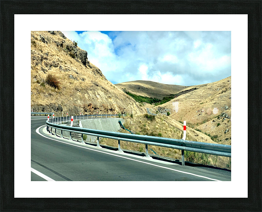 Mountain Highway Picture Frame print