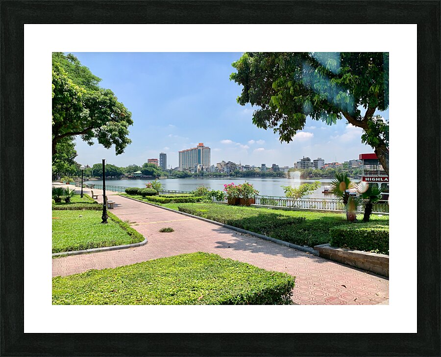 View on the Lake in Hanoi Picture Frame print