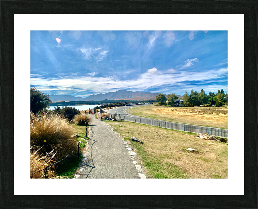 The Path to the Amazing Sky Picture Frame print