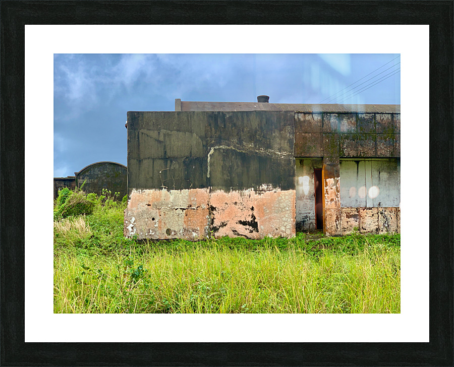 Abandoned Building in Bokor Cambodia Picture Frame print