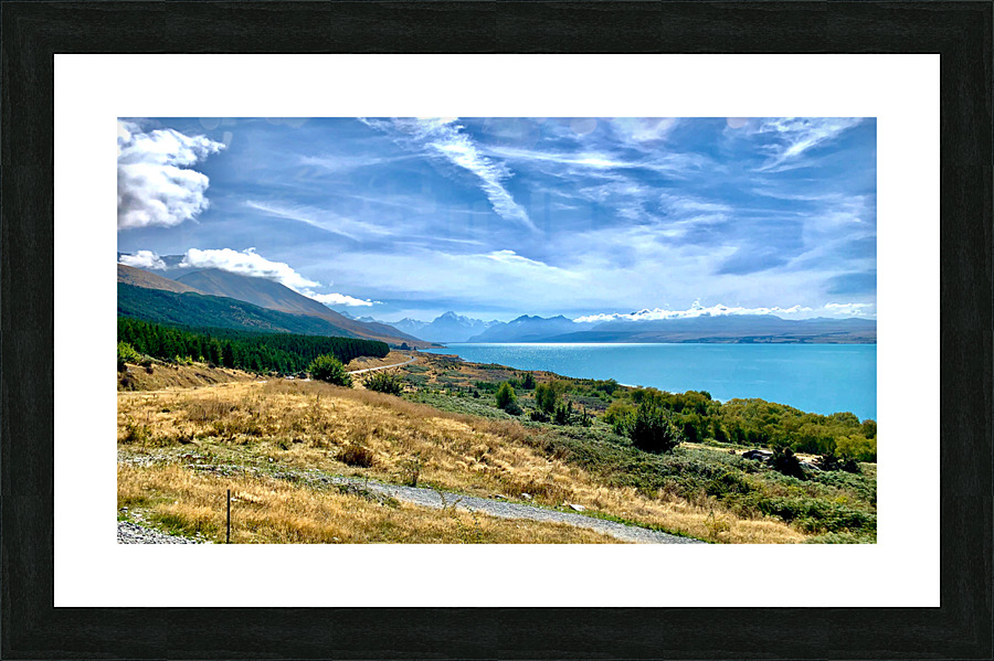 Lake Pukaki New Zealand Picture Frame print