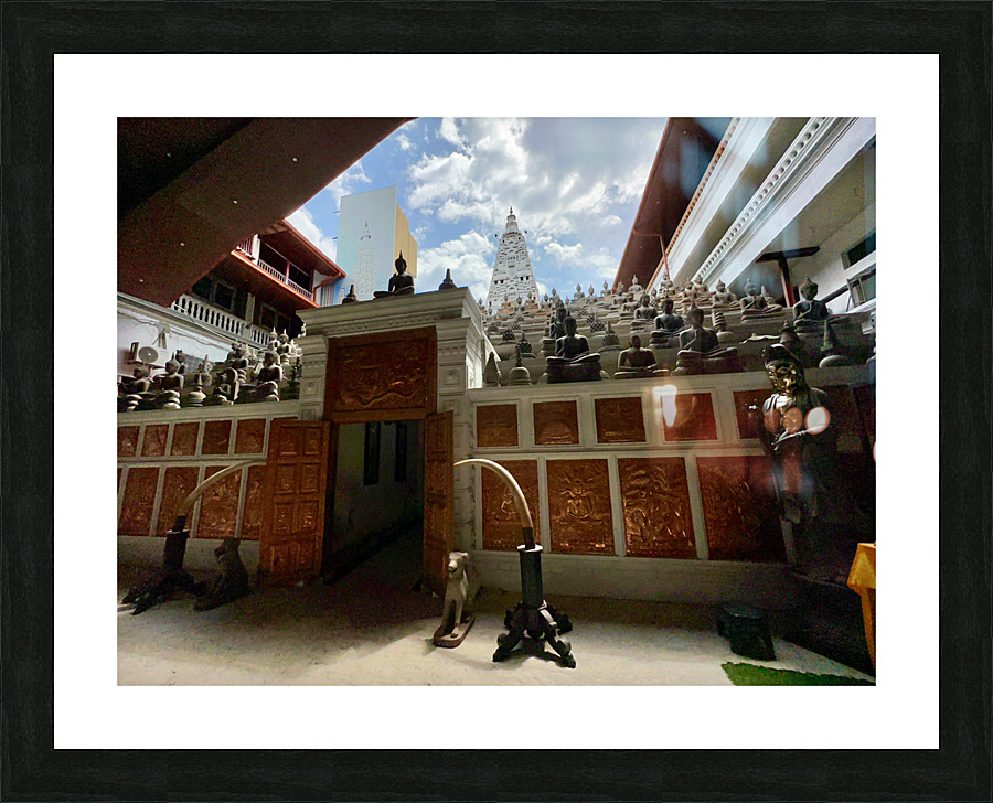 Gangaramaya Temple in Colombo Sri Lanka 2 Picture Frame print