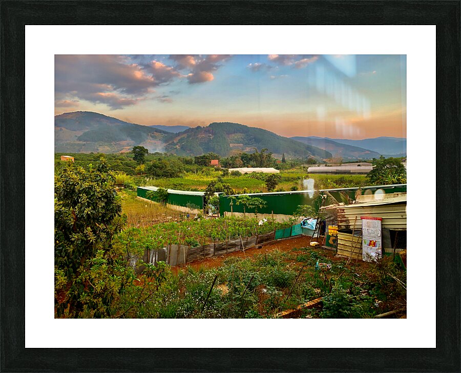 Gardens Mountains  Sunset Picture Frame print
