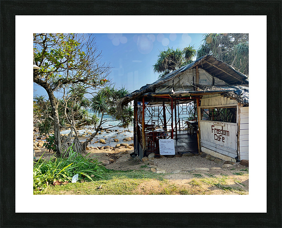 Freedom Cafe Shack Picture Frame print