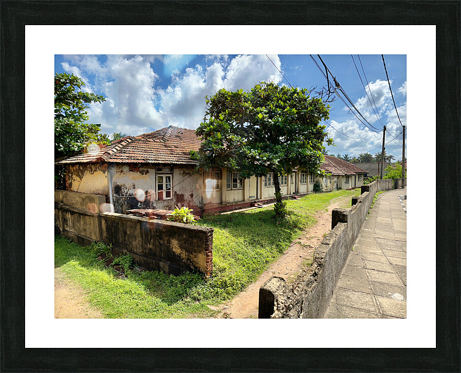 House in Galle Sri Lanka Picture Frame print
