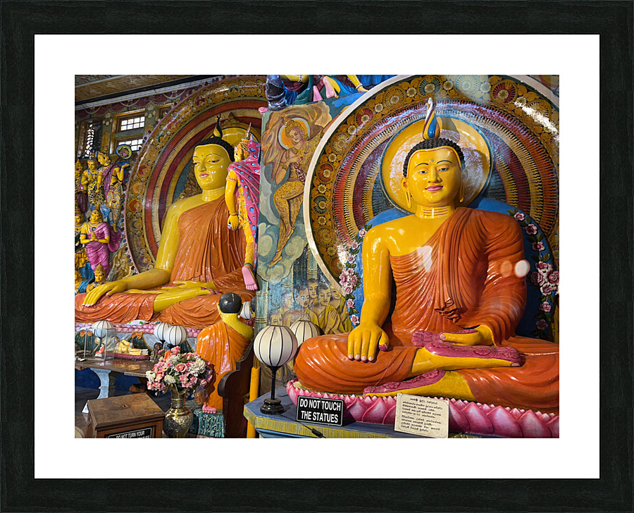 Double Buddha Picture Frame print
