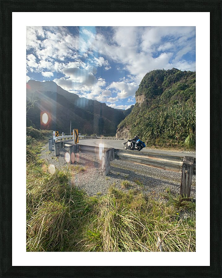 Riding in the Mountains Picture Frame print