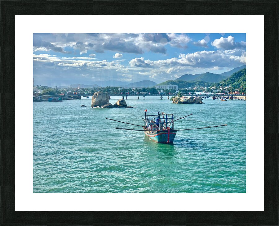 Nha Trang Lake Picture Frame print