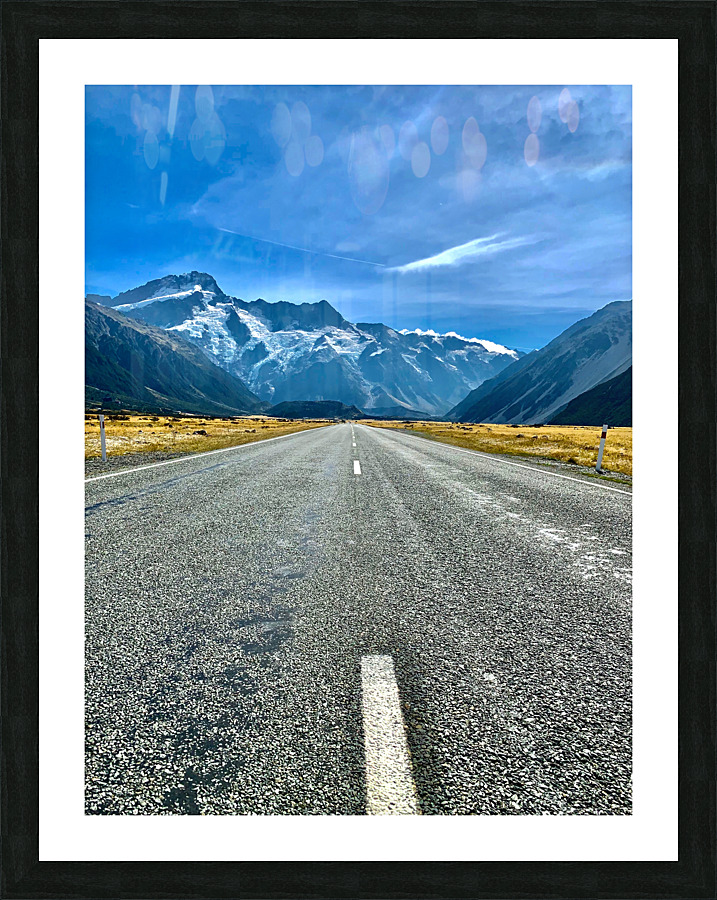 New Zealand Roads Picture Frame print