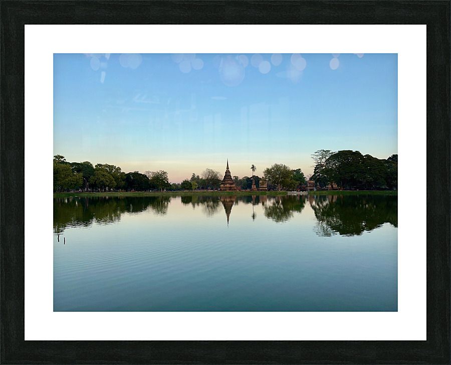 Temple Reflections 2 Picture Frame print