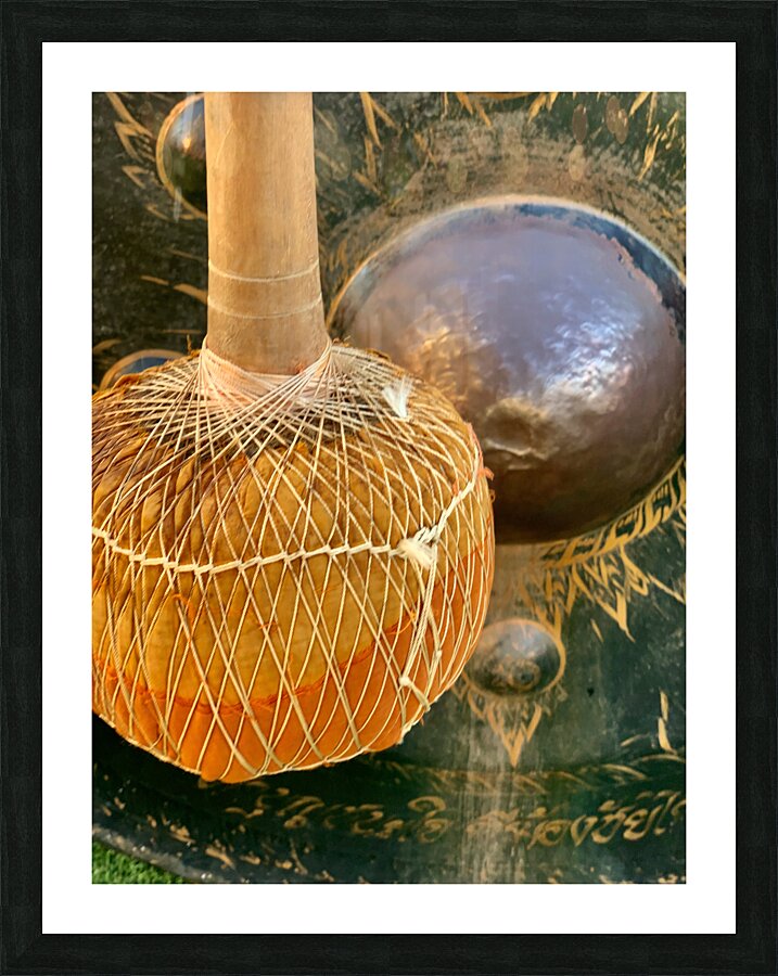 The Gong Picture Frame print