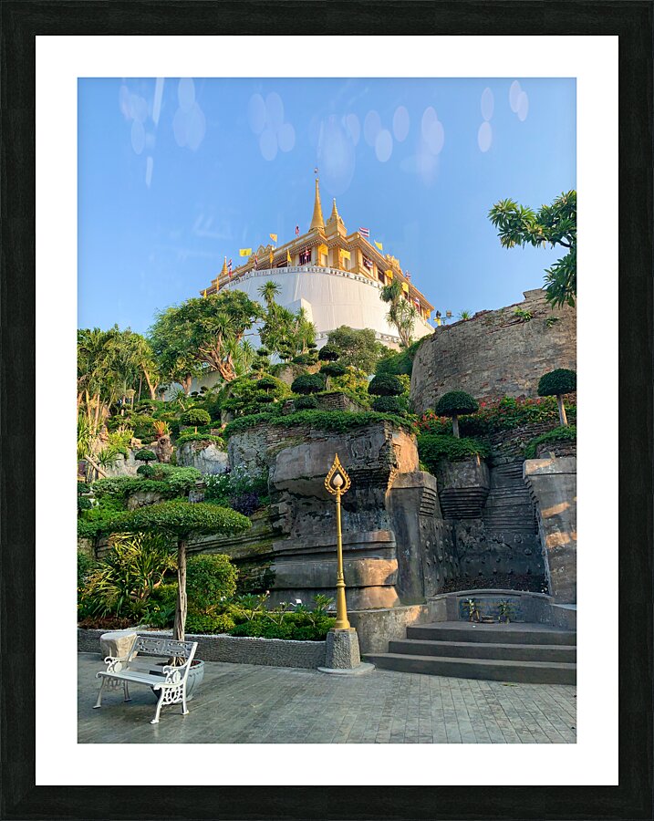 Golden Mount Temple Bangkok 1 Picture Frame print