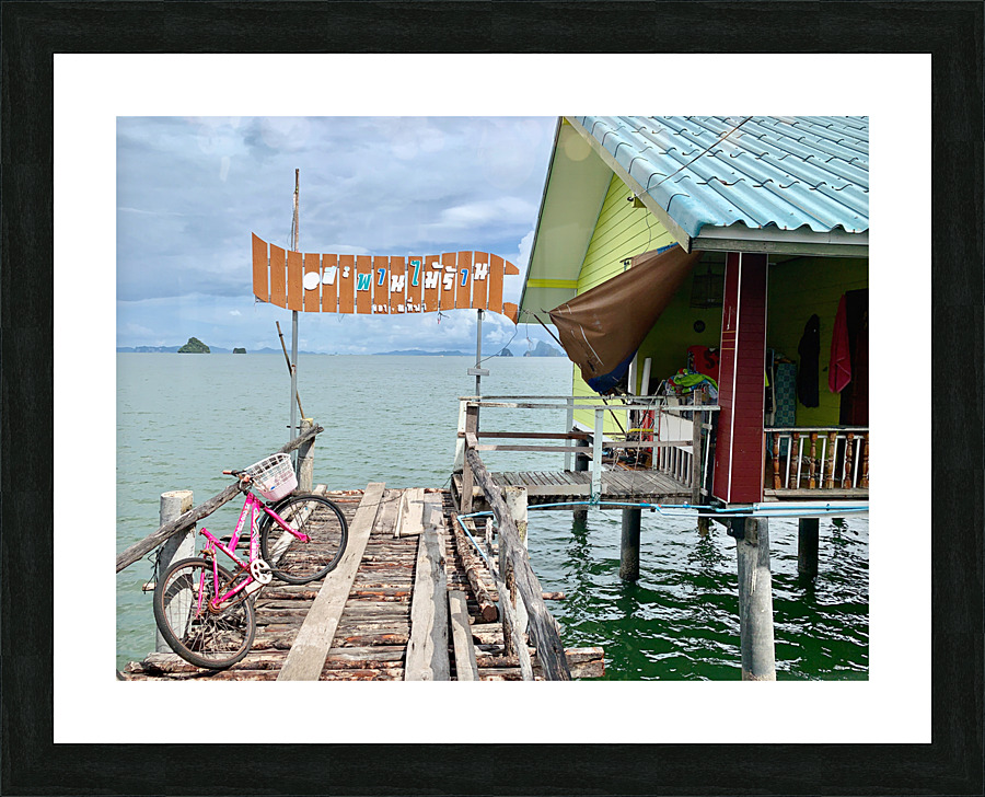 House in Koh Panyee Floating Village Thailand Picture Frame print