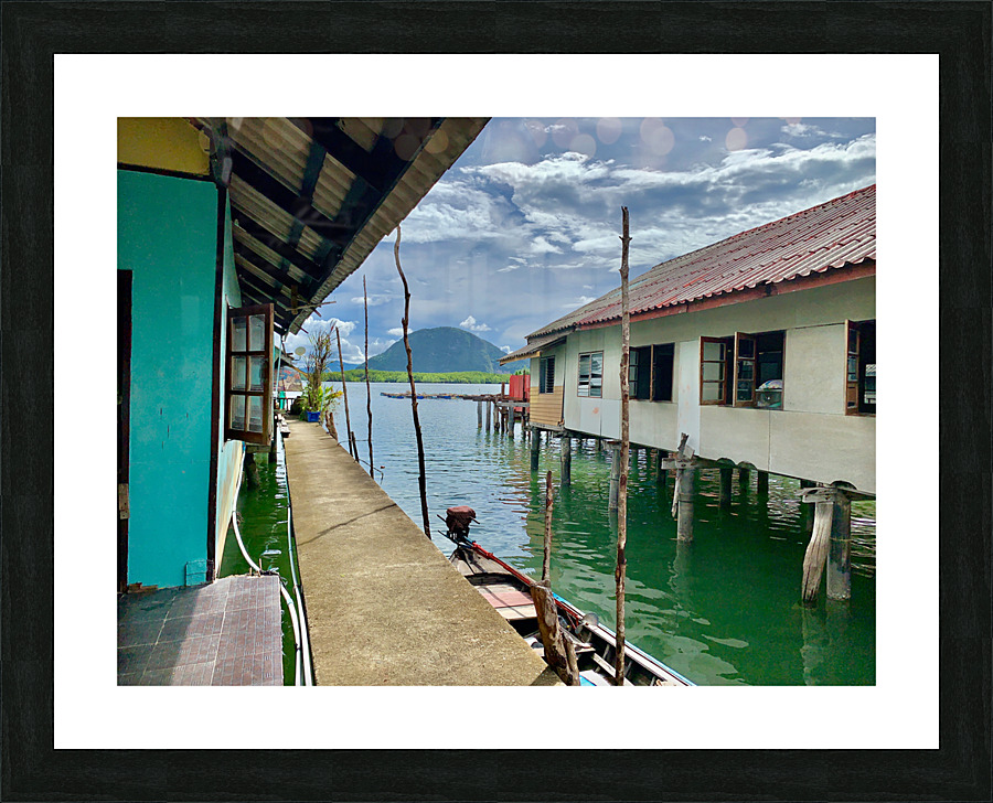 Koh Panyee Floating Village Thailand Picture Frame print