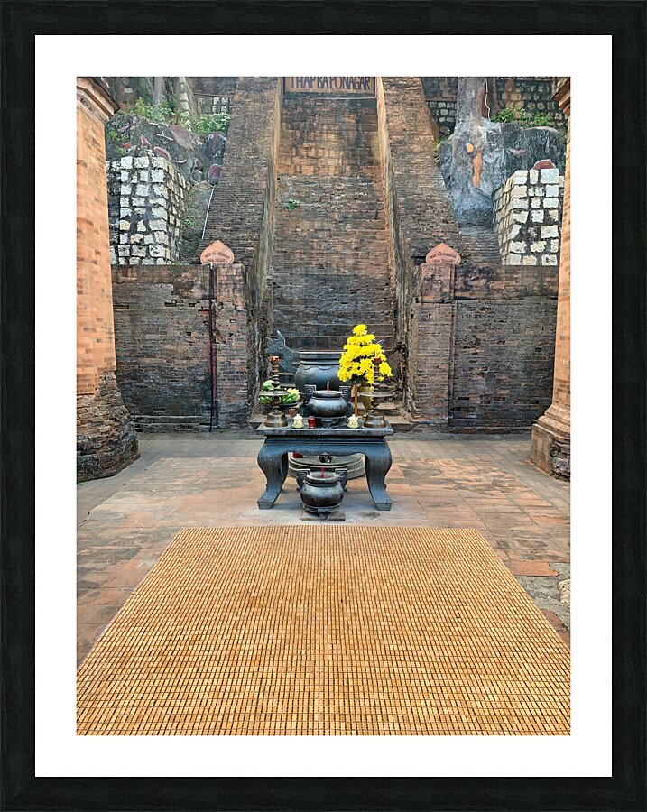 Inside the Ponagar Temple Nha Trang Picture Frame print