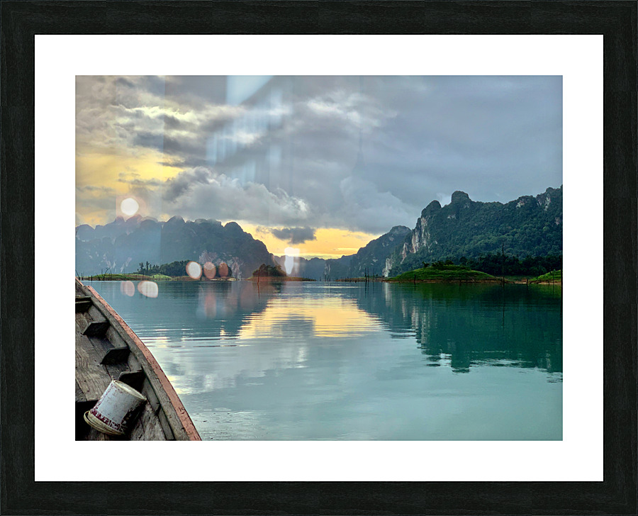 Reflections on the Lake in Khao Sok Thailand 1 Picture Frame print