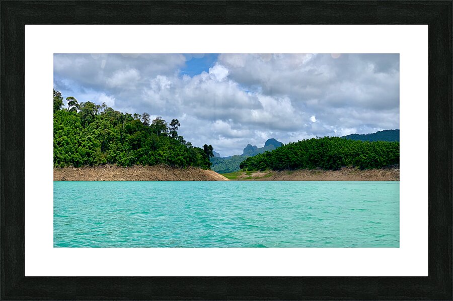 Land & Water Picture Frame print