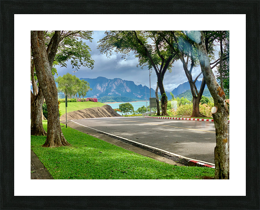 Road to Khao Sok Lake Thailand Picture Frame print