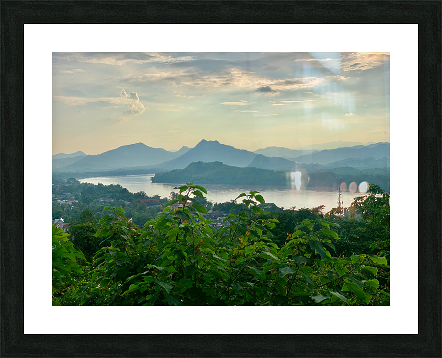 Mountains in Luang Prabang Laos Picture Frame print