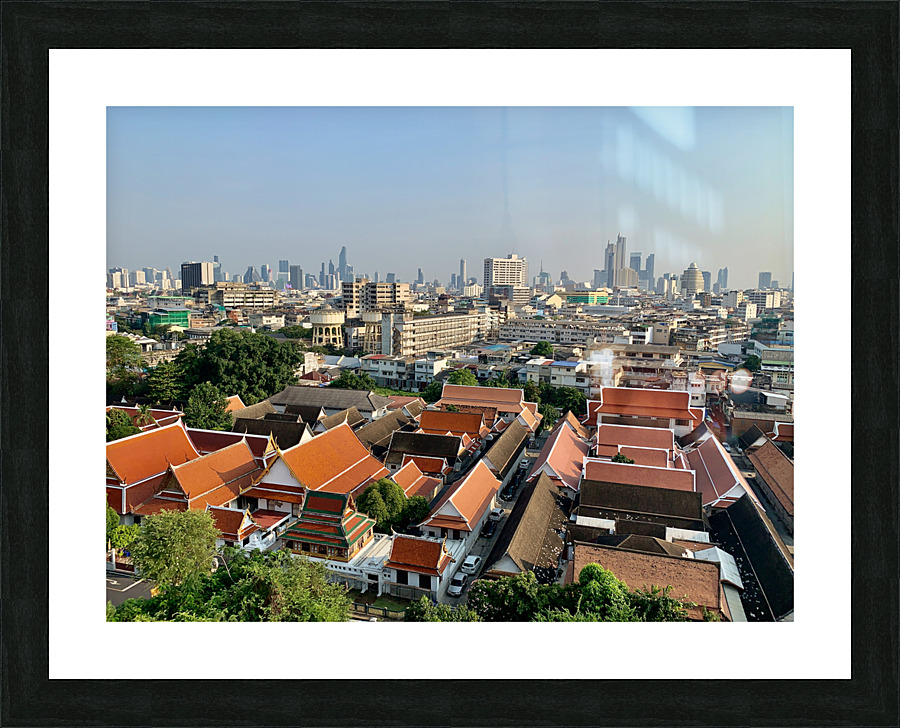 Overview of Bangkok 1 Picture Frame print