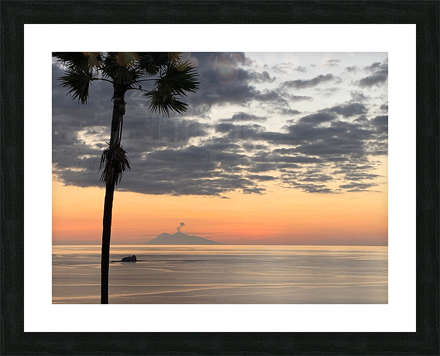 Volcano Far Ahead 1 Picture Frame print