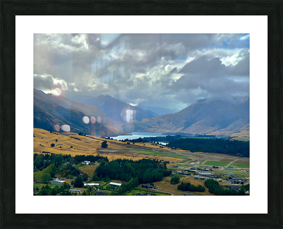 View From Mount Iron New Zealand After a Storm 1. Picture Frame print