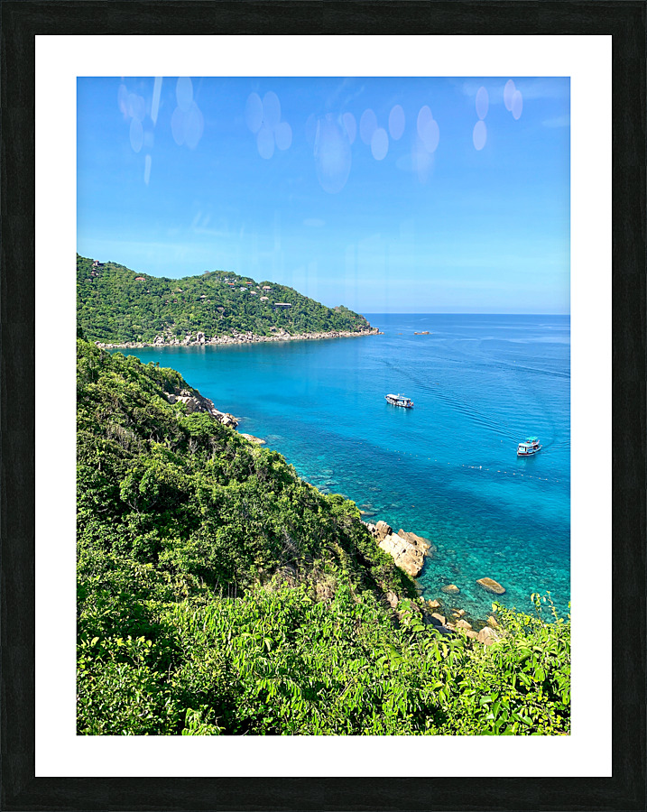 Blue Water in the Bay Picture Frame print