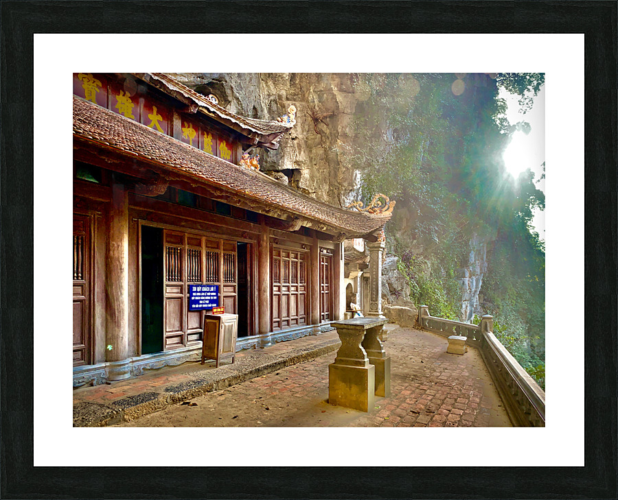Bich Dong Pagoda Tam Coc Vietnam 2 Picture Frame print
