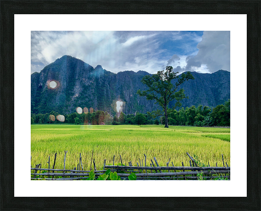 Laos Mountains Picture Frame print