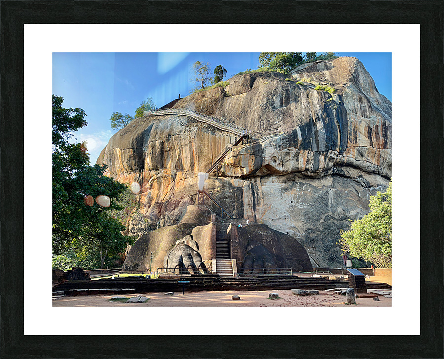 Lion s Rock Sigiriya Sri Lanka 2 Picture Frame print