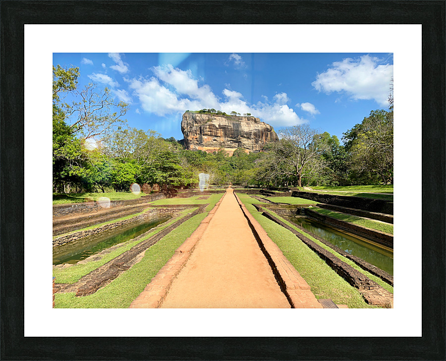 On Sigiriya s Path Picture Frame print