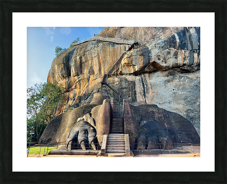 Lions Rock Sigiriya Sri Lanka Picture Frame print