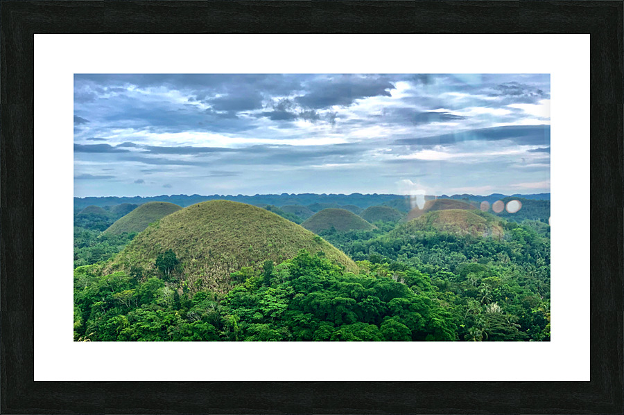 Mint Chocolate Hills Bohol Philippines Picture Frame print