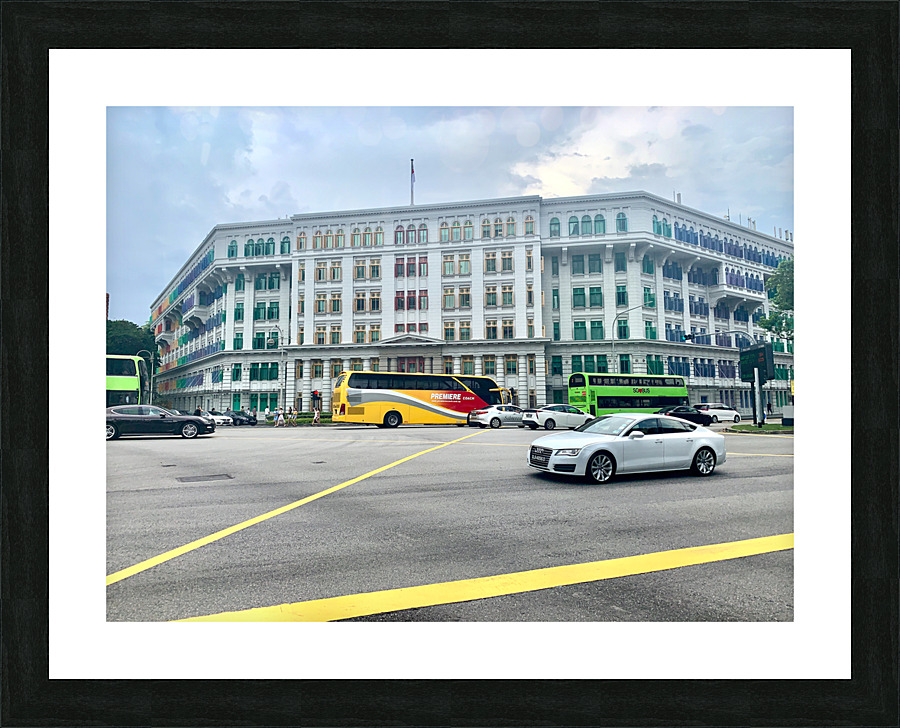 Singapore City Life Picture Frame print