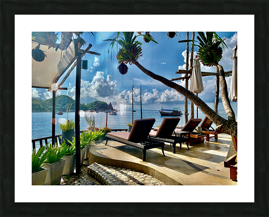 Sit Down Chill at Chalok Bay Picture Frame print