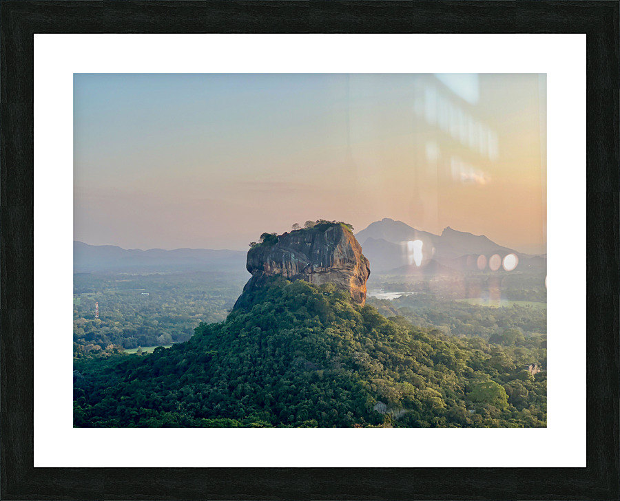 Sigiriya at Sunset Sri Lanka Picture Frame print