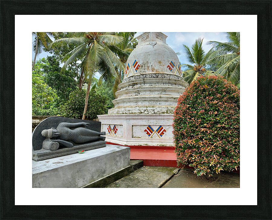 Little Sleeping Buddha Picture Frame print