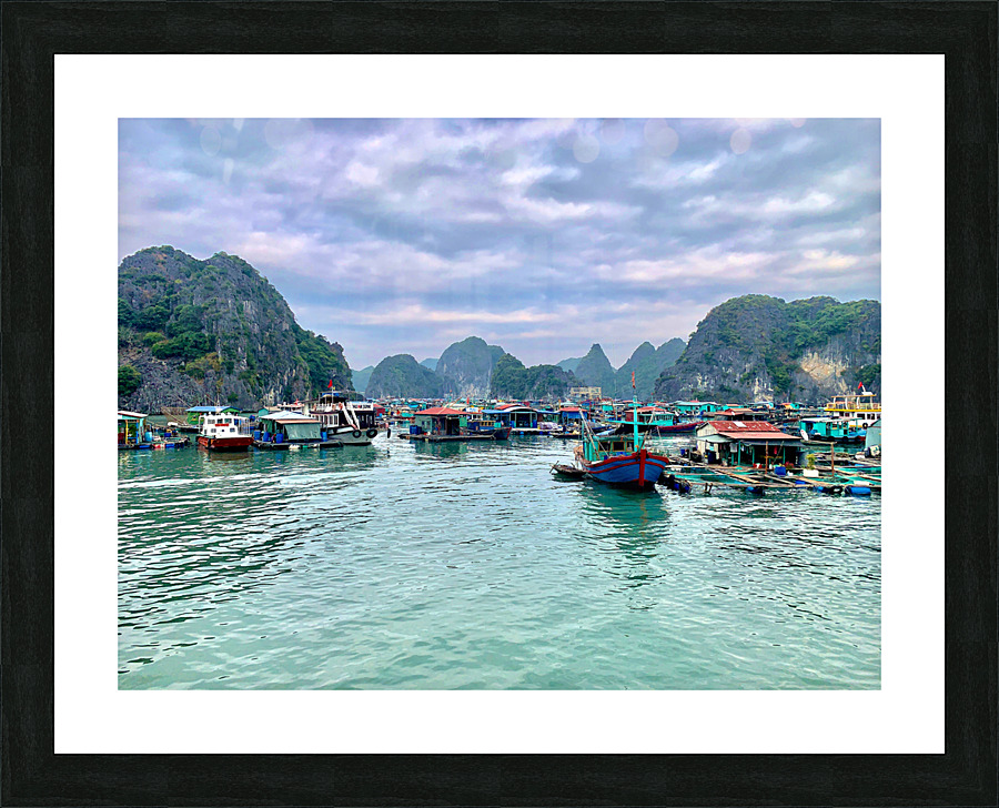 Around Cat Ba Island Picture Frame print