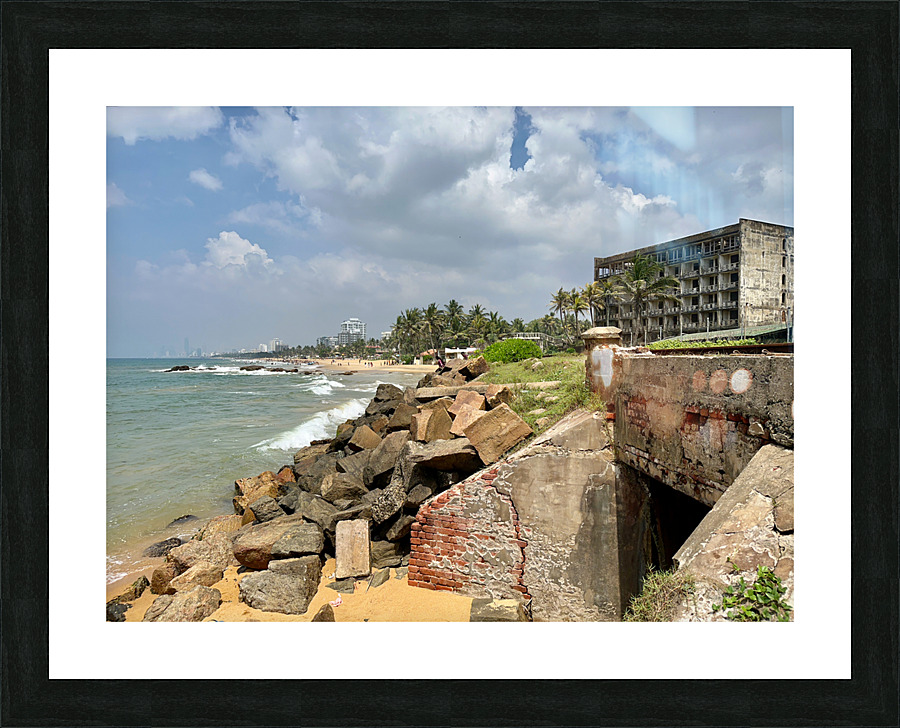 Sri Lankan Coast Picture Frame print