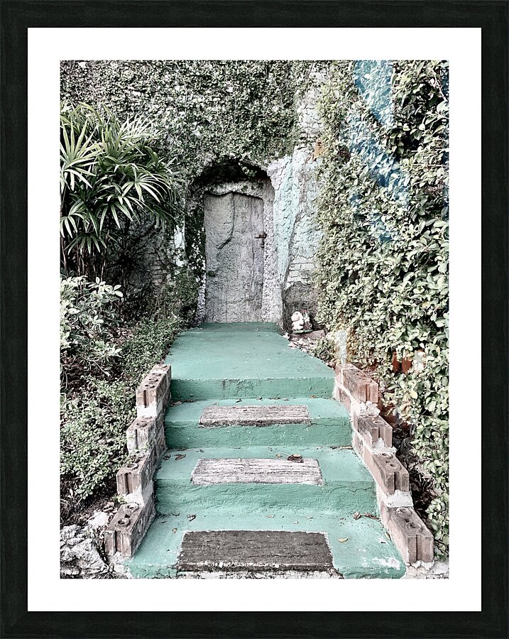 Enter the Cave Picture Frame print