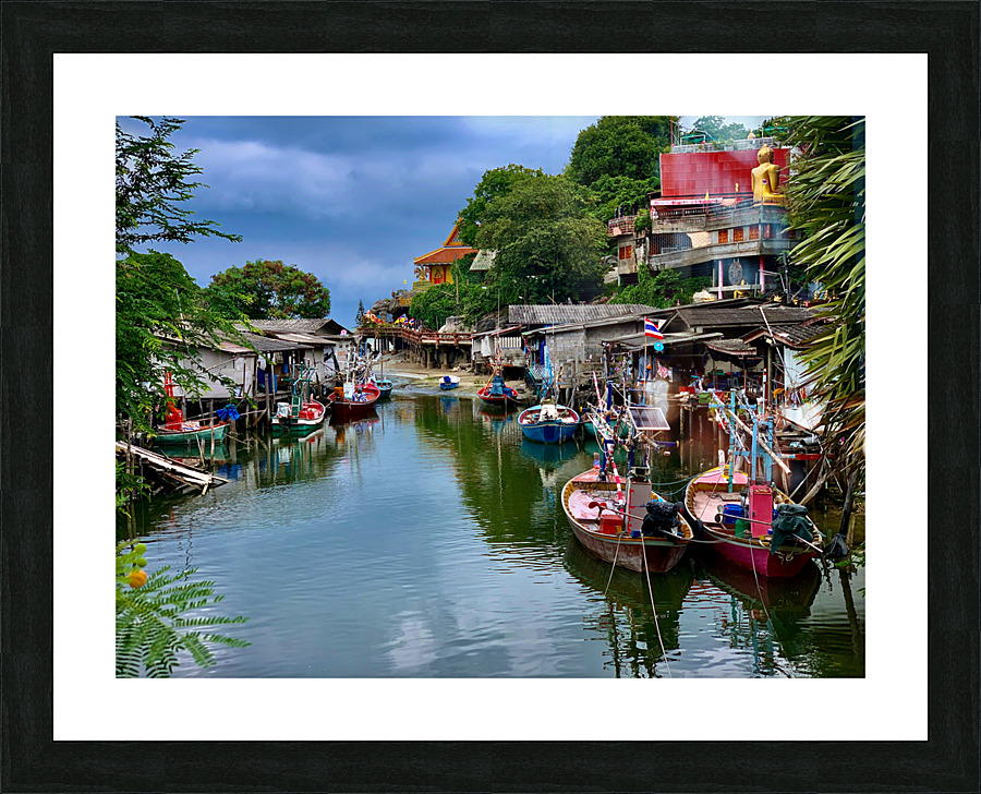 River in Hua Hin Thailand Picture Frame print