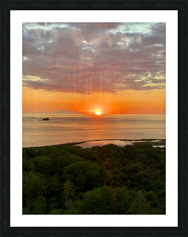 Sunset Over the Flores Sea Indonesia 3 Picture Frame print