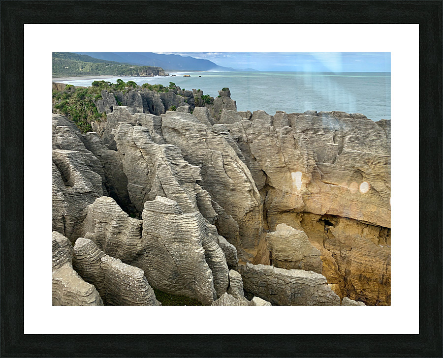 Punakaiki Pancake Rocks New Zealand 4 Picture Frame print