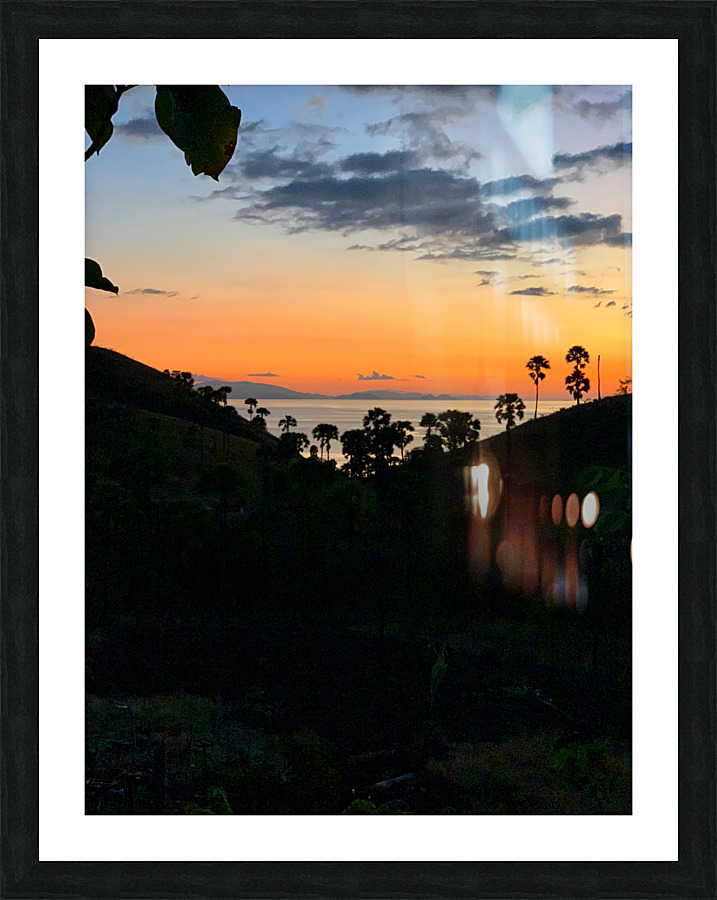 Sunset Over the Flores Sea Indonesia 2 Picture Frame print