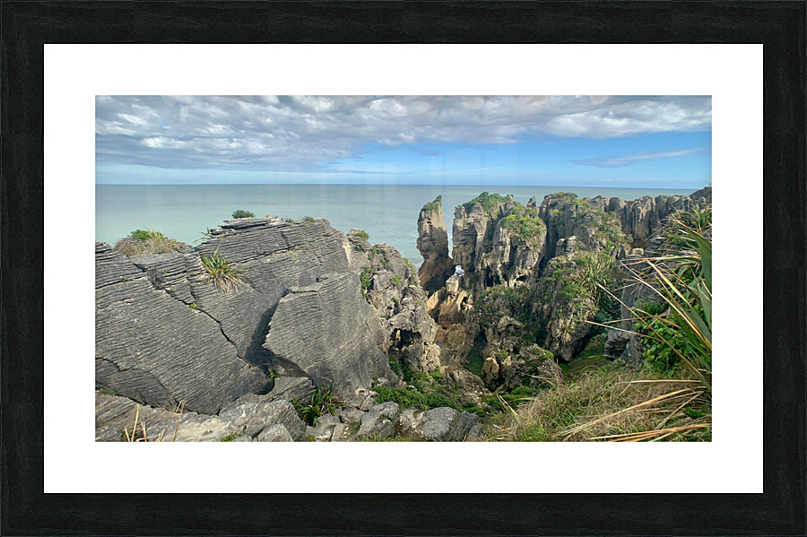 Punakaiki Pancake Rocks New Zealand 1 Picture Frame print