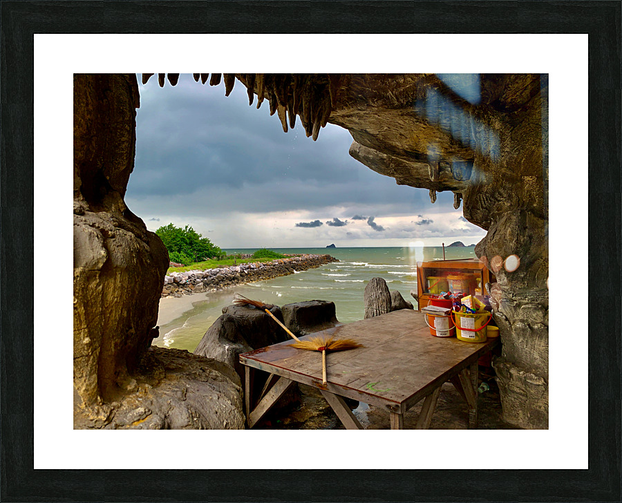 View from Wat Tham Khao Tao Hua Hin Thailand 1 Picture Frame print