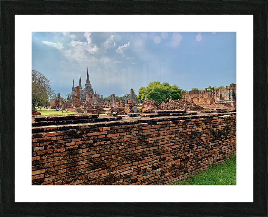 Ayutthaya Historical Park Temples 8 Picture Frame print