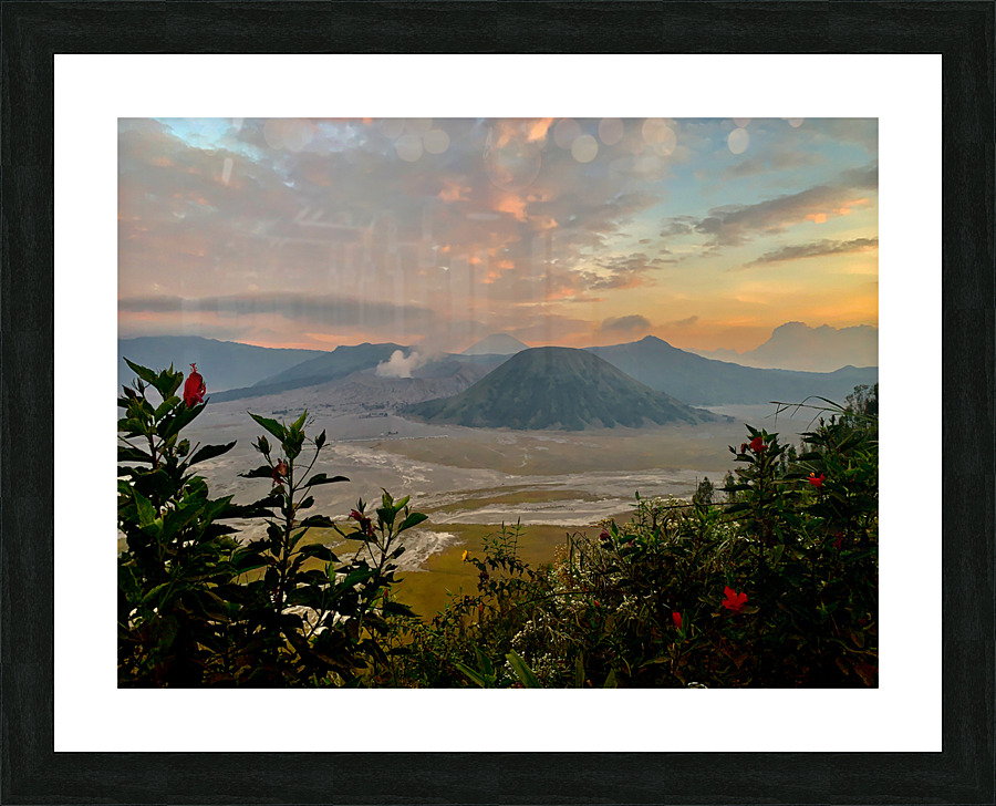 Mount Bromo at Sunset Indonesia Picture Frame print
